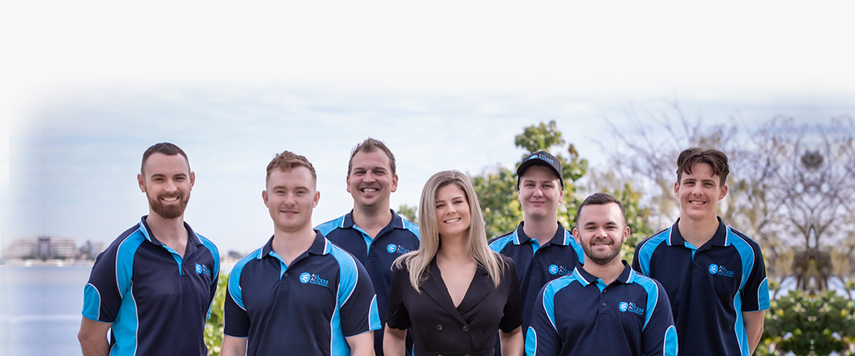 The All Access team of licensed electricians